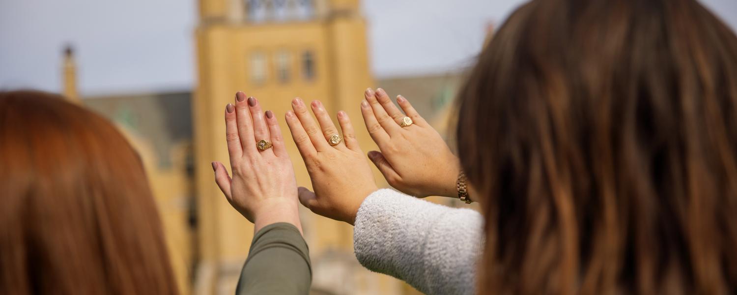 Notre dame clearance graduation ring